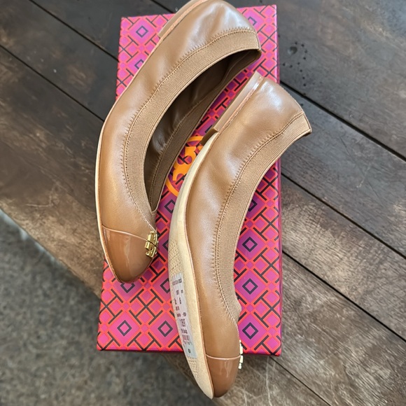 Tory Burch Royal Tan Ballet Flats - Picture 5 of 6